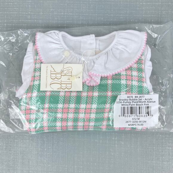 The Beaufort Bonnet Company Brooksy Bubble Set Putney Plaid 6-12 Months NWT - Picture 7 of 9